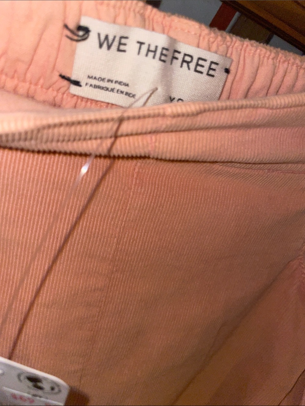 Free people Nice Cord Choice Jeans Barrel Pull On Oversized NWT - Picture 8 of 9